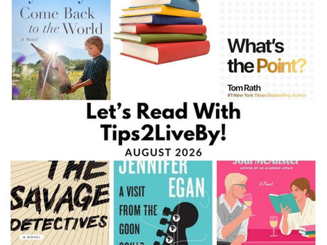 Book covers read in August.