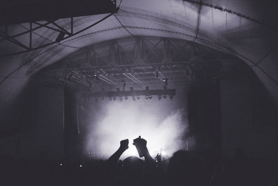 Concert Crowd Silhouette