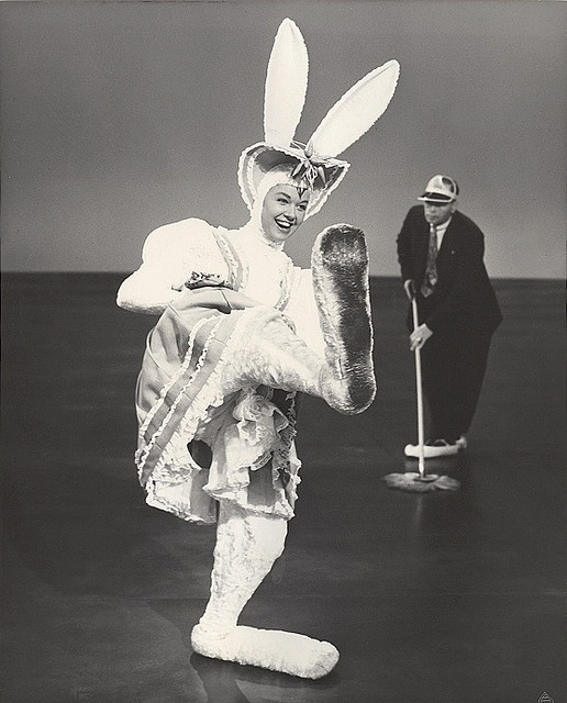 Doris Day Dressed as Easter Bunny Image from We Heart Vintage