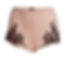 Roaring 1920s style tap shorts with contrasting lace accents.