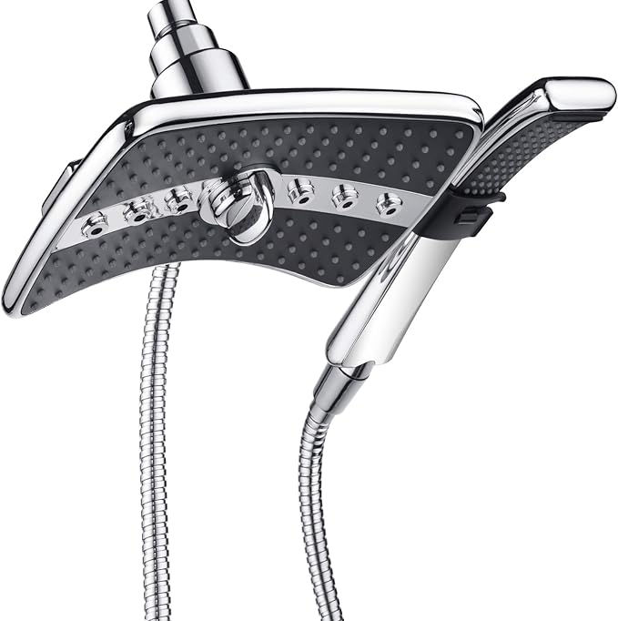 BRIGHT SHOWERS Dual Shower Head Combo