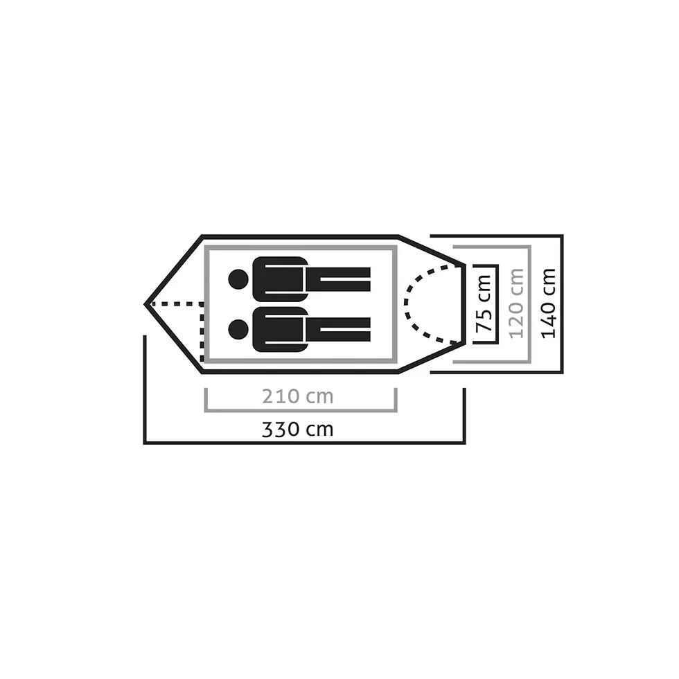 Thumbnail: Salewa Sierra Leone 3+ Season Tent 4mx6m