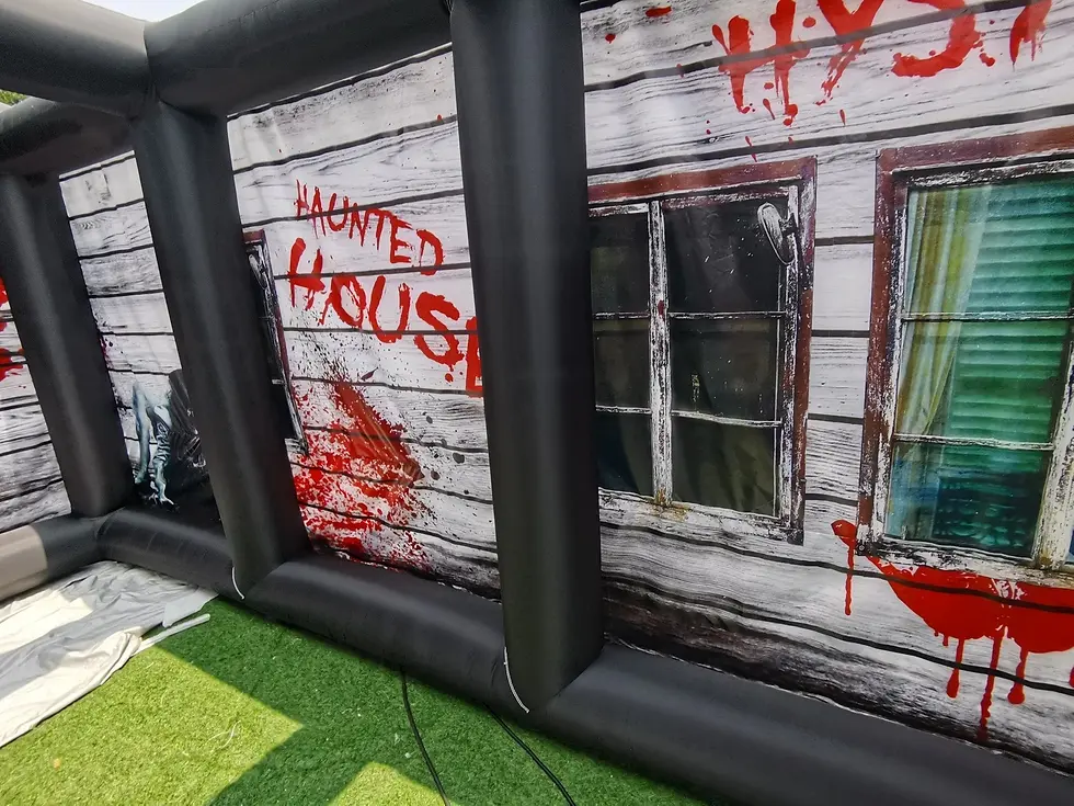 Thumbnail: 7x4x3.5m Halloween Inflatable Haunted House Inflatable Maze Game 