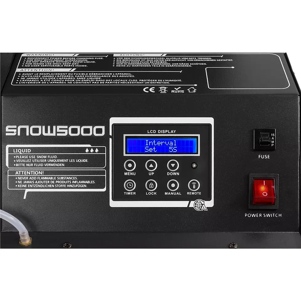 Thumbnail: BEAMZPRO SNOW5000 SNOW MACHINE 5000W