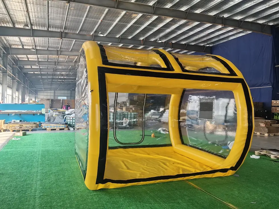 Thumbnail: Transparent PVC Inflatable Camping Tent Four-Season Weatherproof Blow up House 