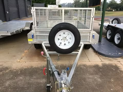 2.44m x 1.52m Tandem Premium Heavy Duty Box Trailer ATM 3200kg