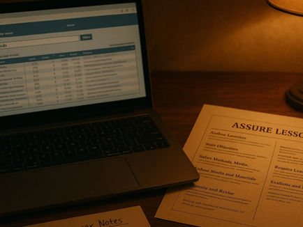 Creating a COCA-Supported Corpus Material Through the ASSURE Model