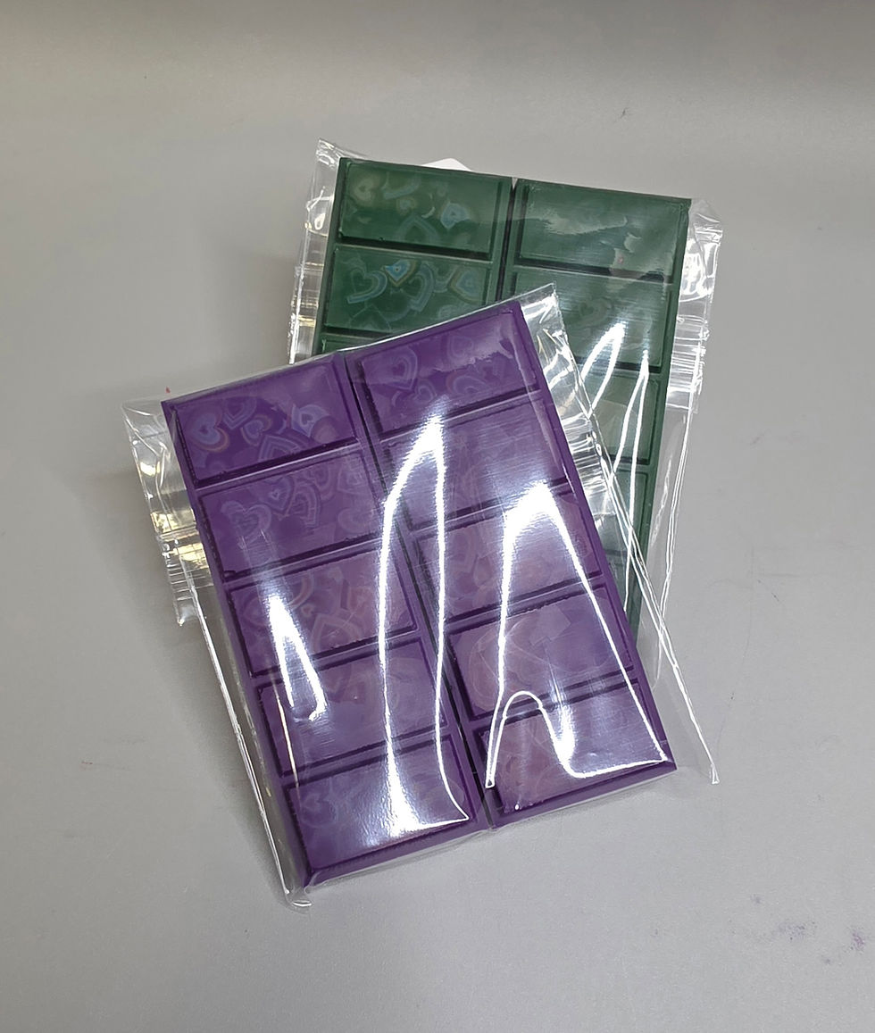 Holographic Snap Bars Wax Melts Candy Bar