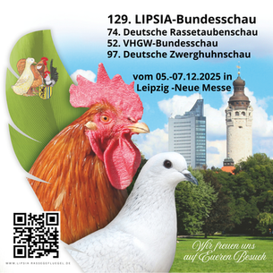 Informationen zu den Anmeldungen zur 129.LIPSIA-Bundesschau