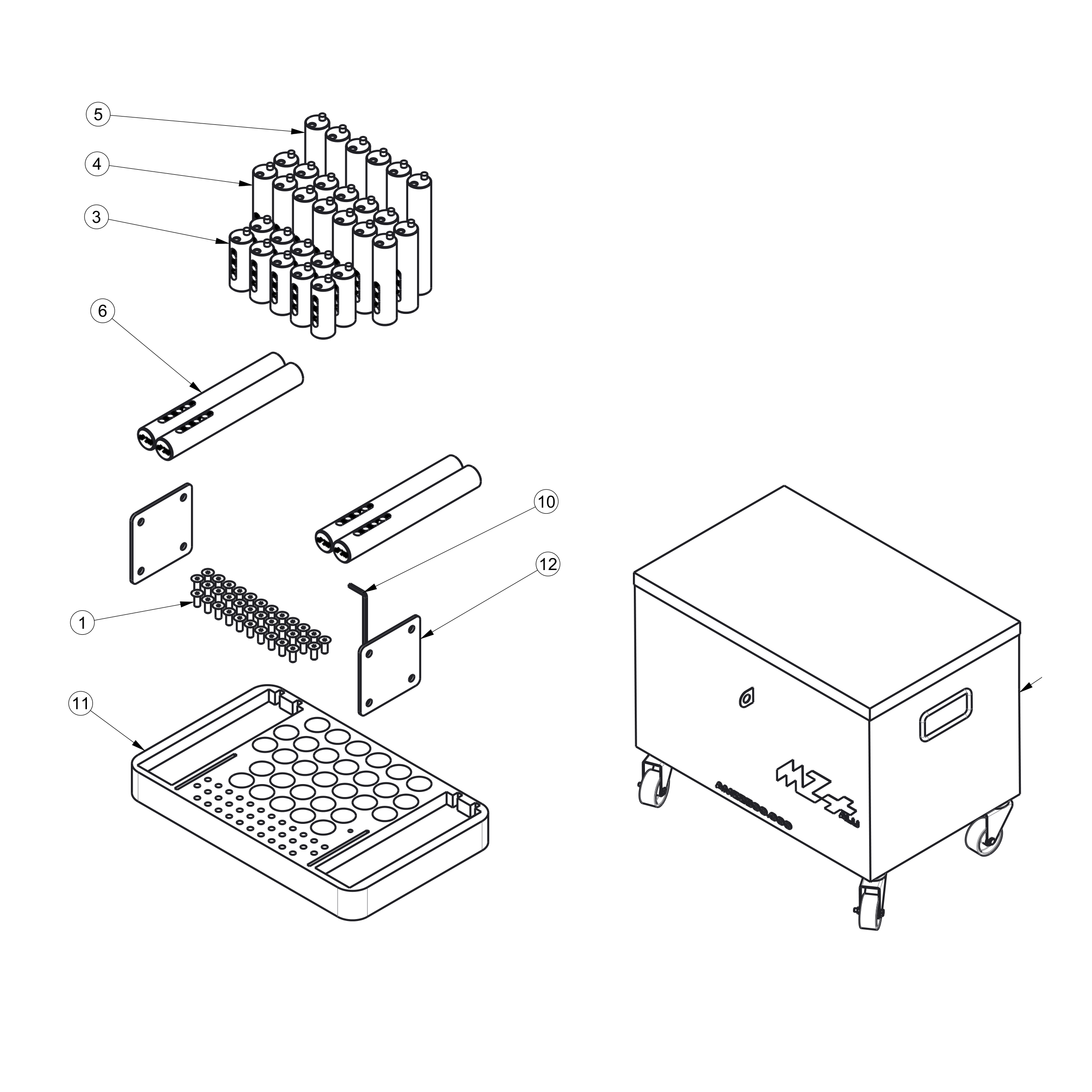 Celette MZ+ System Aluminium (34 stk.)