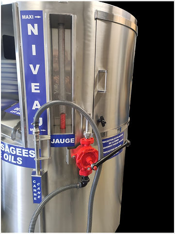 Cuve pour les huiles usagées