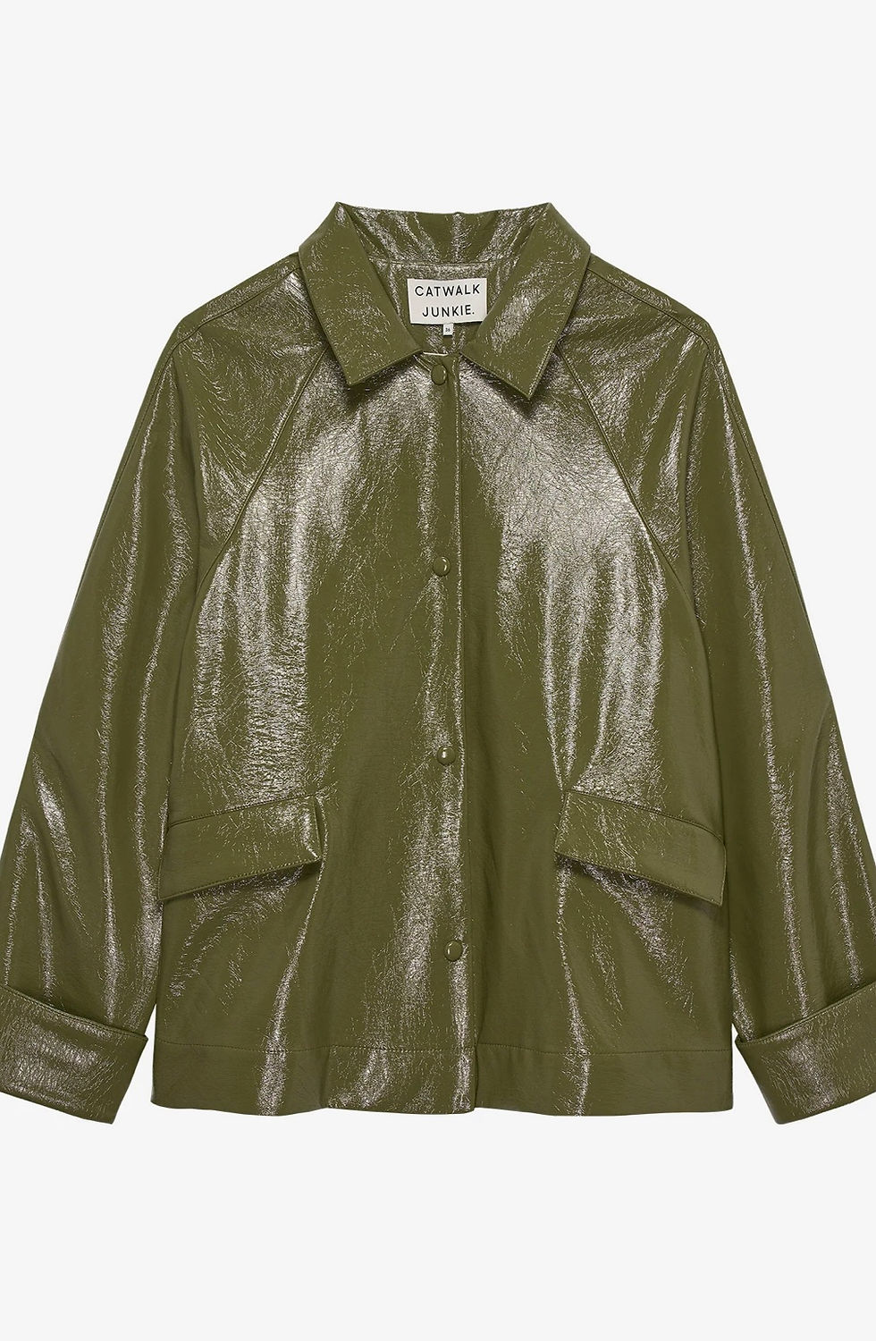 Miniaturbild: Catwalk Junkie 2503022405 Vegan Leather Jacket olive branch 