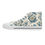Thumbnail: Jean Blue French Toile Pastoral Floral High-Top Sneakers 🌸🌿
