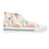 Thumbnail: Boho Line Art Women's High Top Sneakers