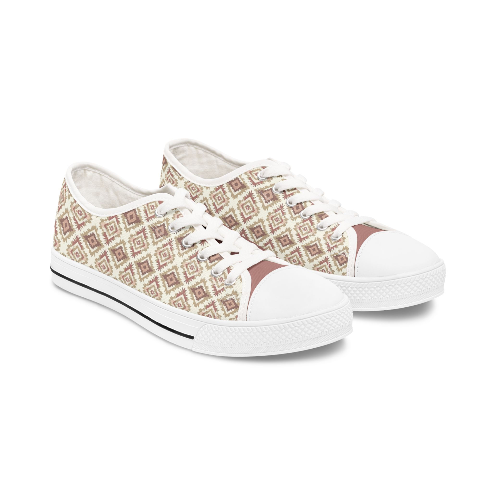 Graphic Diamond X Women's Low Top Sneakers