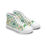 Thumbnail: Mediterranean Tile Pattern Women's High-Top Sneakers 🌼🌿