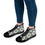 Thumbnail: Spanish Tile Work Distressed Women's High-Top Sneakers 🏺💙