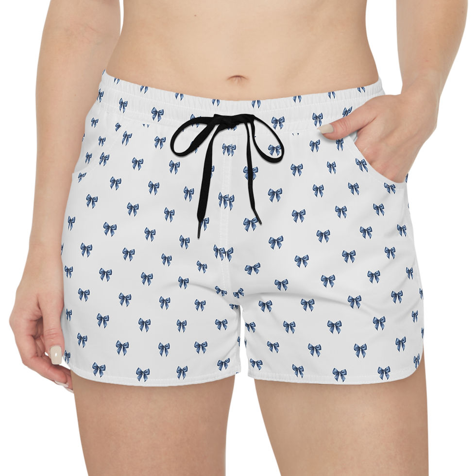 Thumbnail: Blue Bows Women's Casual Shorts