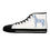 Thumbnail: Blue French Toile Great Dane Women's High-Top Sneakers 🐾💙