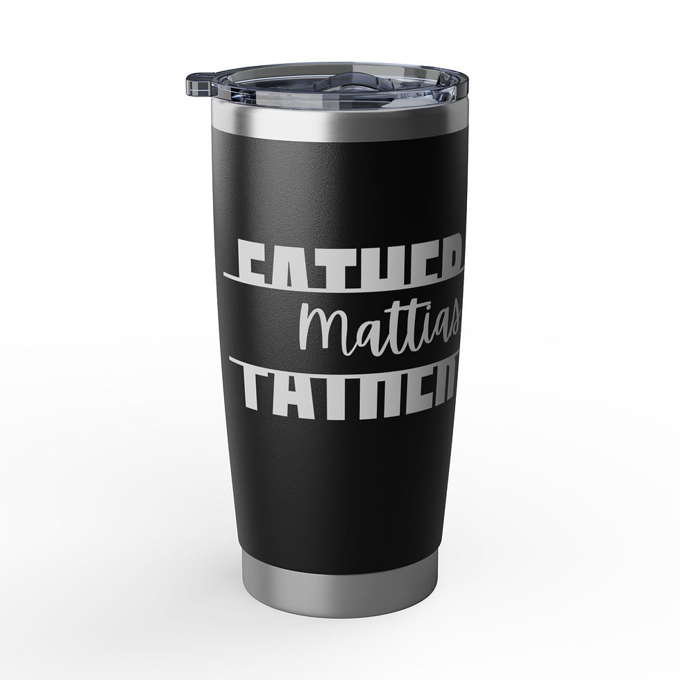 Thumbnail: Personalized 20 oz Vagabond Tumbler For Bride's Father or Grooms Father
