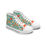 Thumbnail: Floral Breeze Women's High Top Sneakers