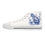 Thumbnail: Blue French Toile Tiger Women's High-Top Sneakers 🐅💙