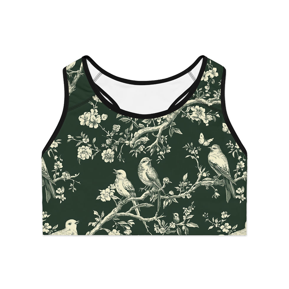 Thumbnail: Evergreen Elegance Sports Bra