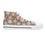 Thumbnail: Bohemian Spring Flower Print Women's High-Top Sneakers 🌸✨