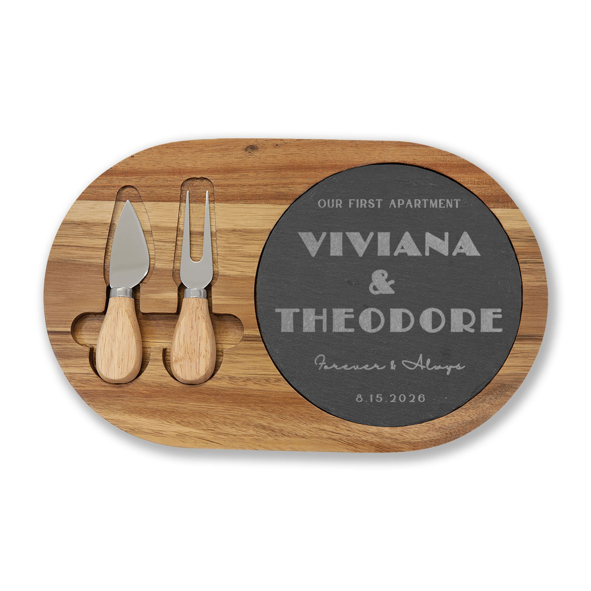 Personalizable Acacia Charcuterie Board  With Engraving