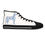 Thumbnail: Blue French Toile Great Dane Women's High-Top Sneakers 🐾💙