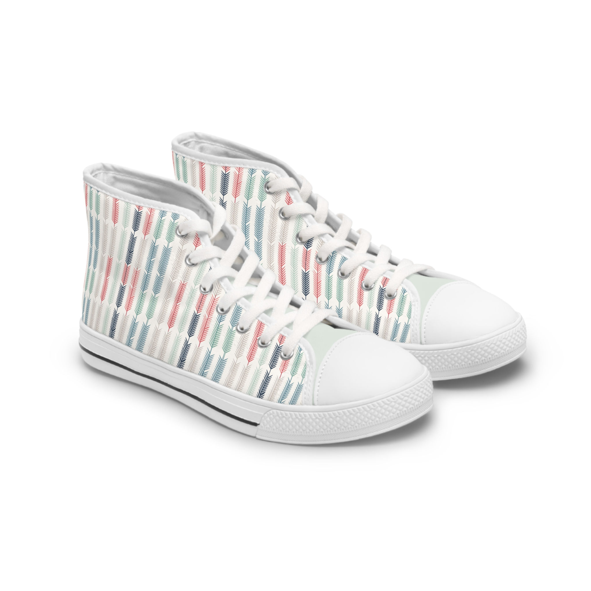Feathered Tranquility Women's High Top Sneakers