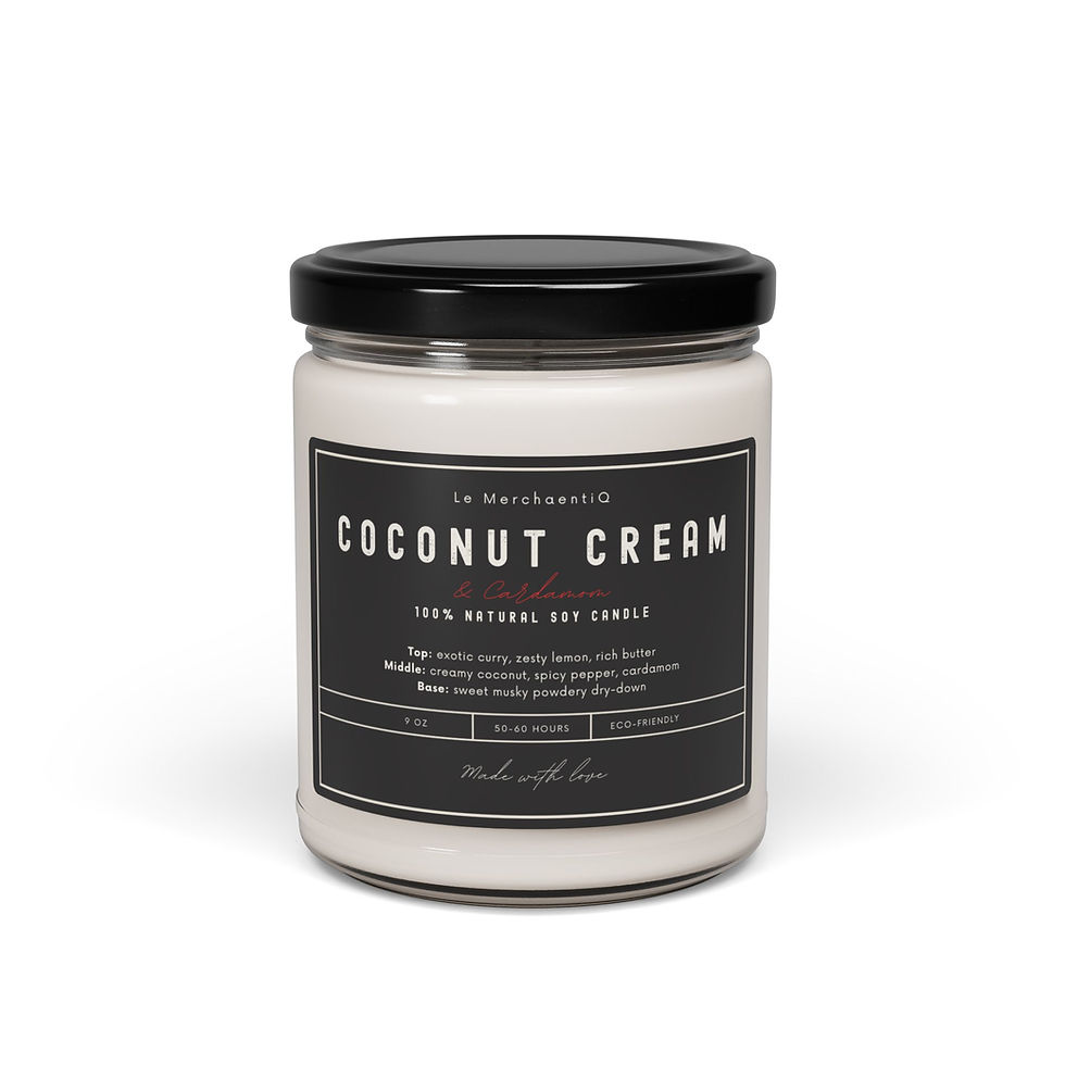 Coconut Cream + Cardamom Candle