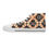 Thumbnail: Moroccan Mosaic Print Women's High-Top Sneakers 🧡🟤✨