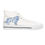 Thumbnail: Blue French Toile Great Pyrenees Women's High-Top Sneakers 🐾💙