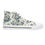 Thumbnail: Jean Blue French Toile Pastoral Floral High-Top Sneakers 🌸🌿