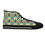 Thumbnail: Graphic Radiance Pattern Women's High Top Sneakers