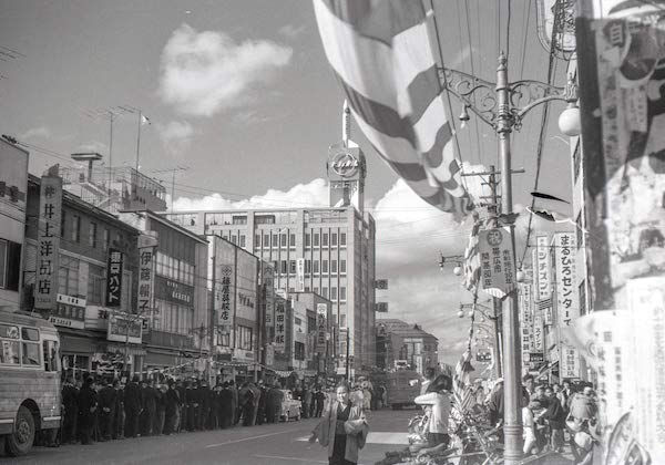 1960年代の帯広の街並み