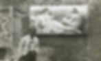 Fig. 21: Harta in front of his Fresco at the 1932 Fresco Exhibition at the Felsenreitschule
