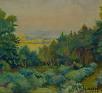 1939 Landscape View of the Lake
