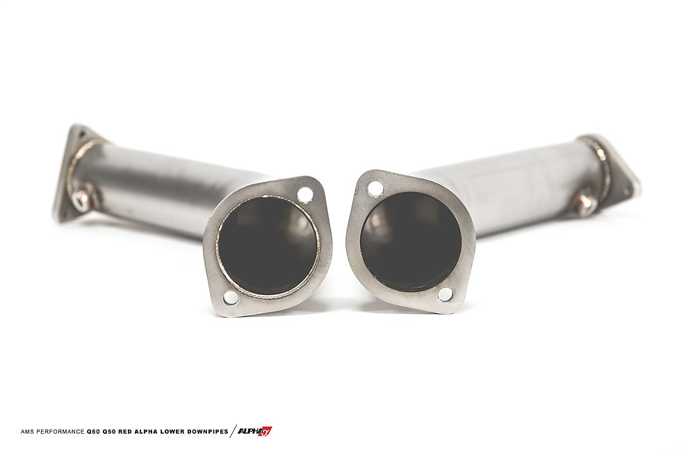 Thumbnail: Alpha Performance INFINITI Q60 / Q50 VR30DDTT Red Alpha Lower Downpipes