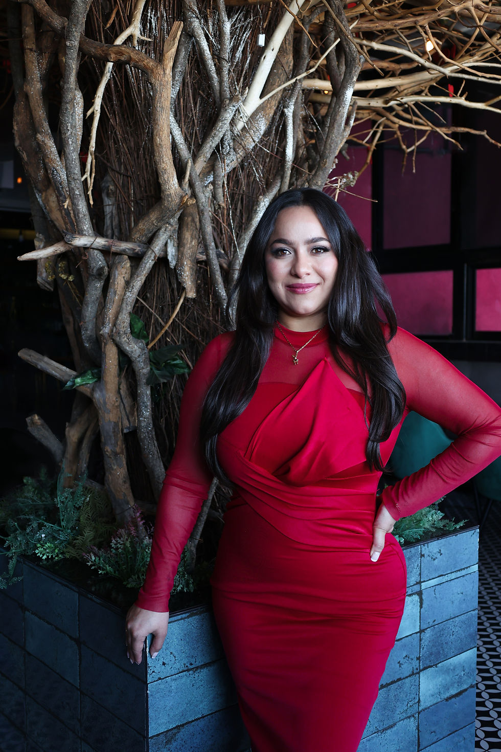 Adriana González en sesión fotográfica para Revista Enfoque