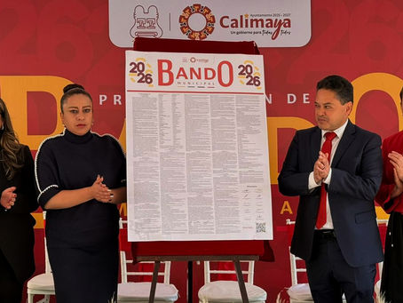 Calimaya promulga Bando Municipal 2026