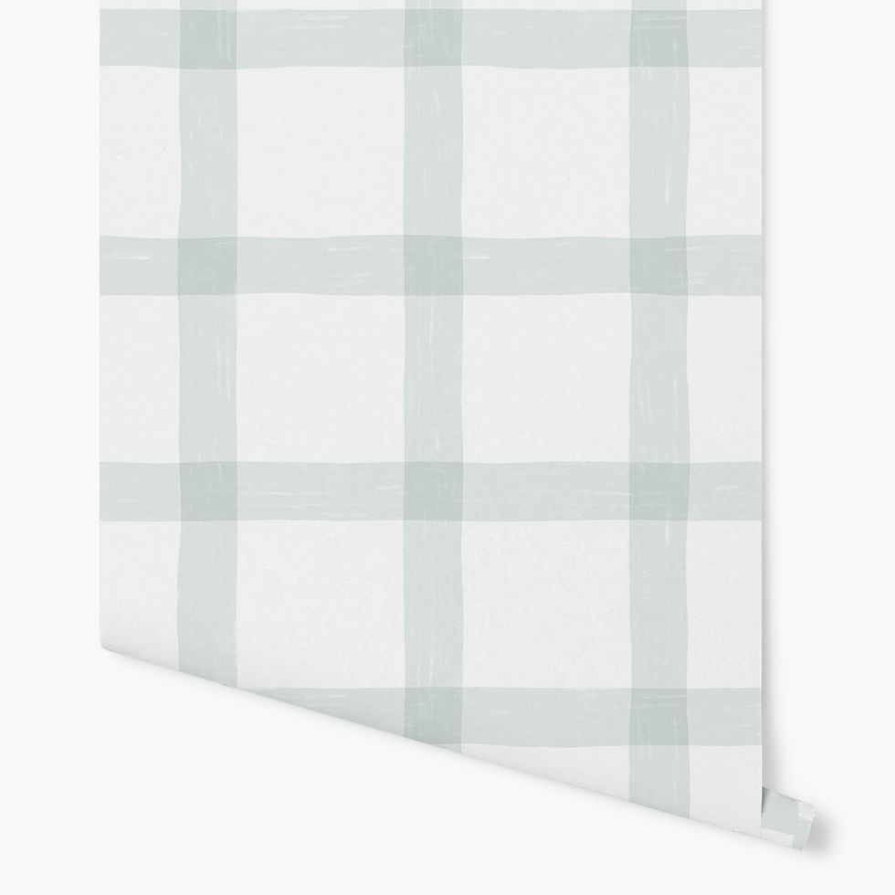 Miniatura: Papel de Parede Vichy G menta