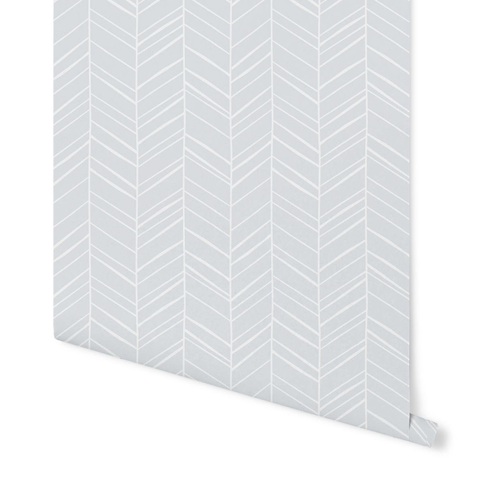 Miniatura: Papel de Parede Tronco color Azul céu