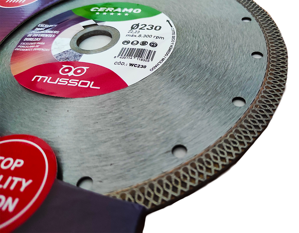 Thumbnail: Disc diamantat pentru portelan si placa de granit Mussol CERAMO