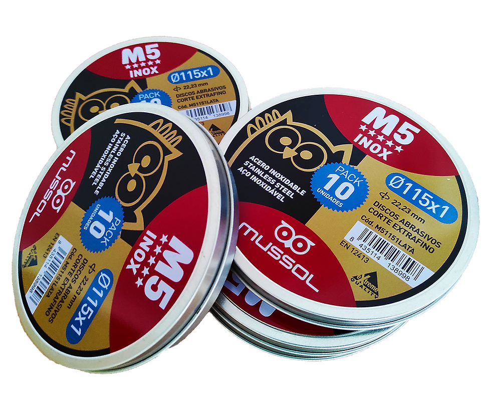 Thumbnail: Disc abraziv Mussol BUHO pentru inox/otel SET 10 buc