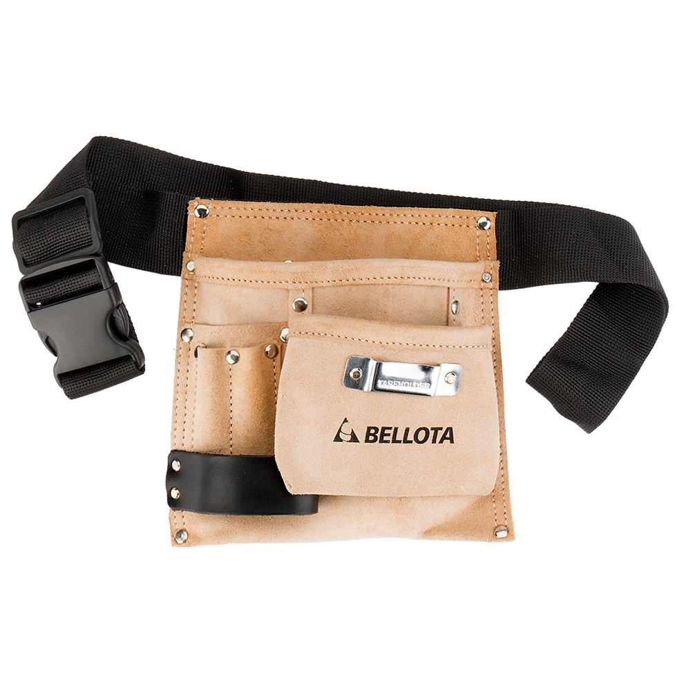 Curea pentru scule din piele cu 3 buzunare