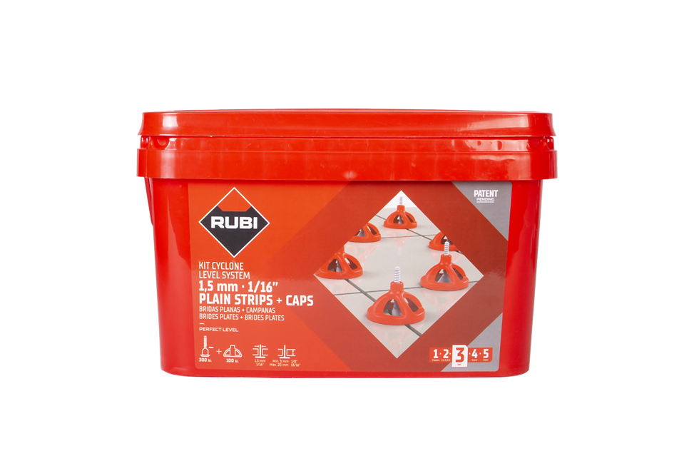 Kit 100 cilindri 1.5mm + 300 distantiere RUBI