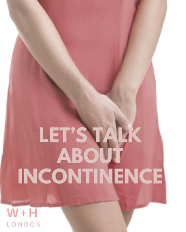Let's talk about incontinence.
