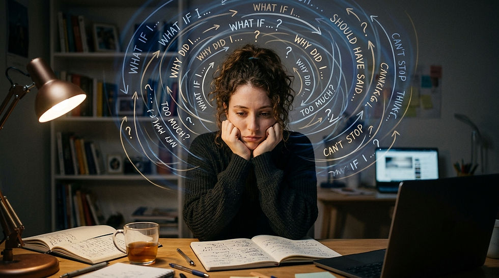 Overthinking vs Rumination: similarities, differences, and how they’re connected